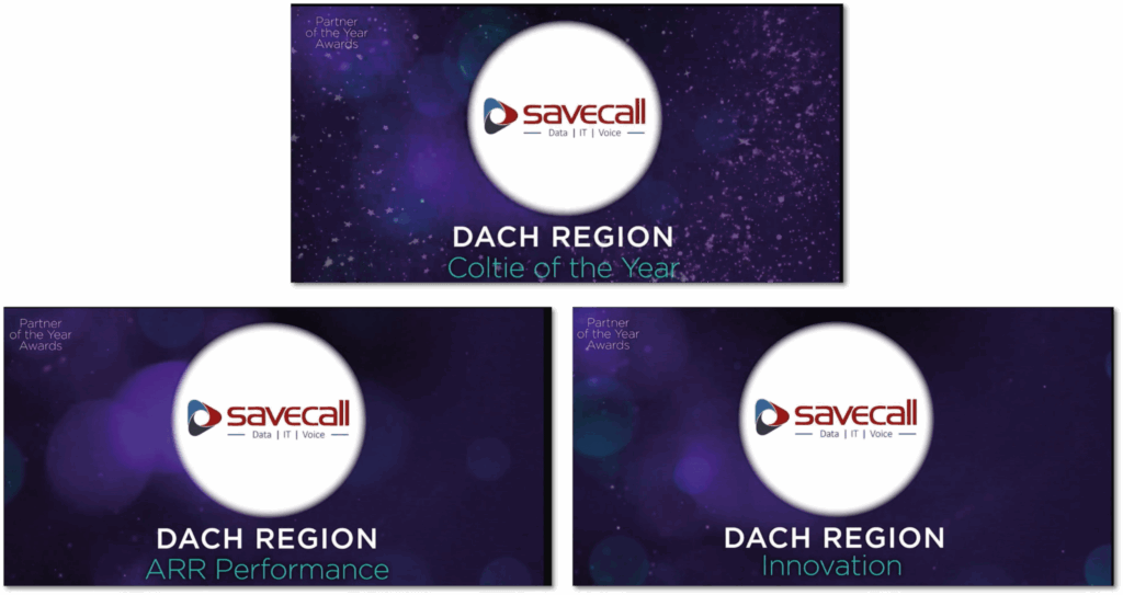 SAVECALL Colt Awards 2024 DACH Region – Coltie of the Year, ARR Performance, Innovation