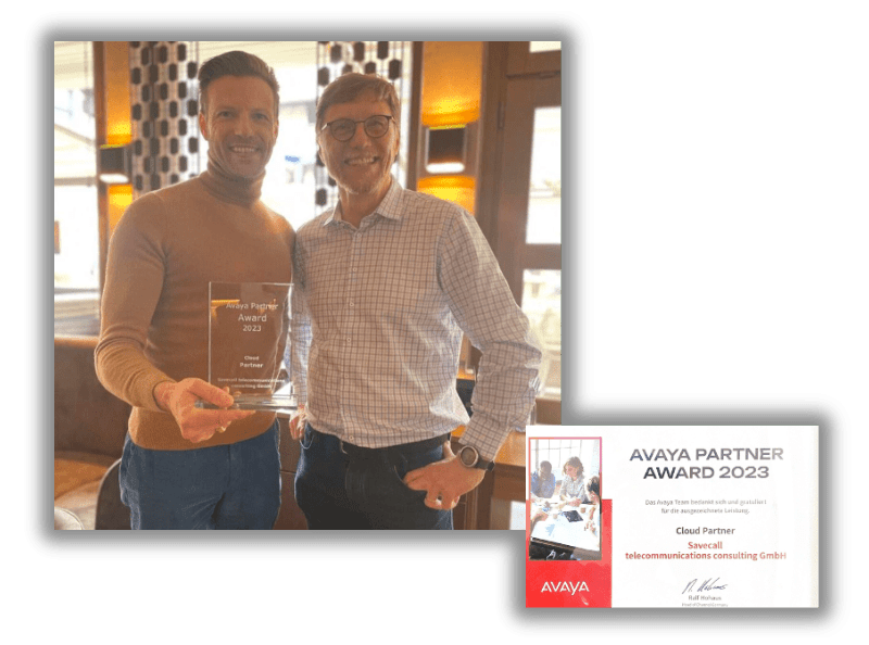 SAVECALL Avaya Cloud Partner Award 2023/24