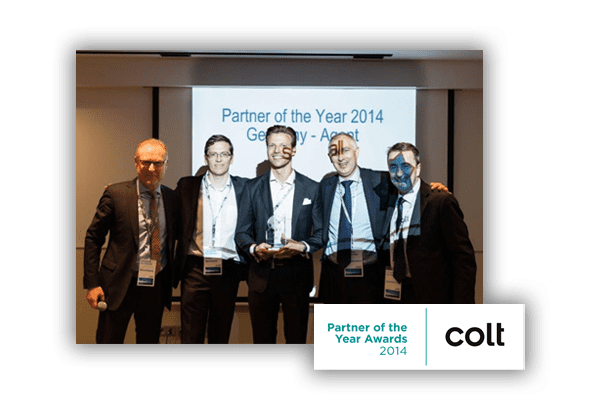 SAVECALL Colt Partner of the Year Award 2014