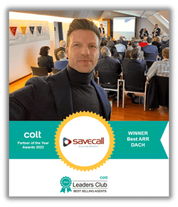 SAVECALL Colt ARR Performance Award 2022