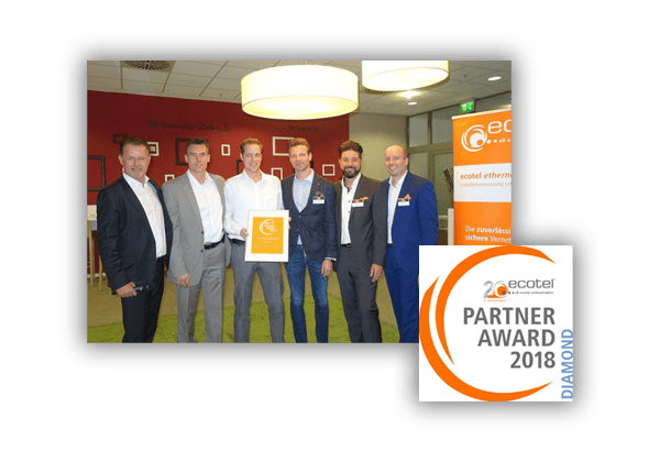 SAVECALL Ecotel Diamond Partner Award 2018