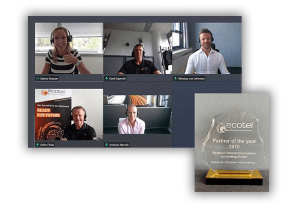 SAVECALL Ecotel Partner of the Year Award 2019