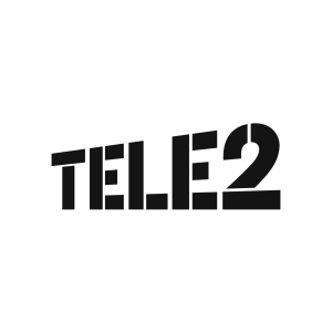 Tele2 Logo – SAVECALL Partner für Business Internet, SD-WAN und Unternehmensnetzwerke in Europa